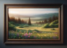 A scenic view showcasing the beauty of changing seasons