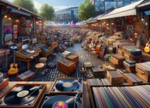 Colorful representation of global music trends and cultures