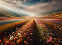 A scenic view of spring landscapes for travel inspiration