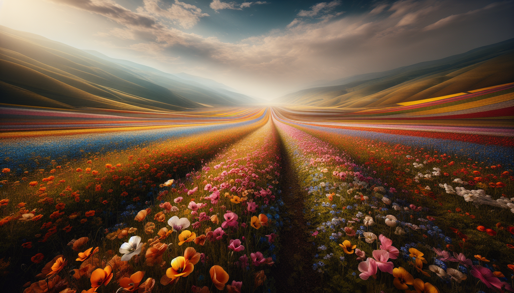 A scenic view of spring landscapes for travel inspiration