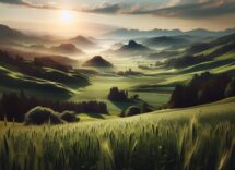 A first-time traveler exploring a scenic landscape