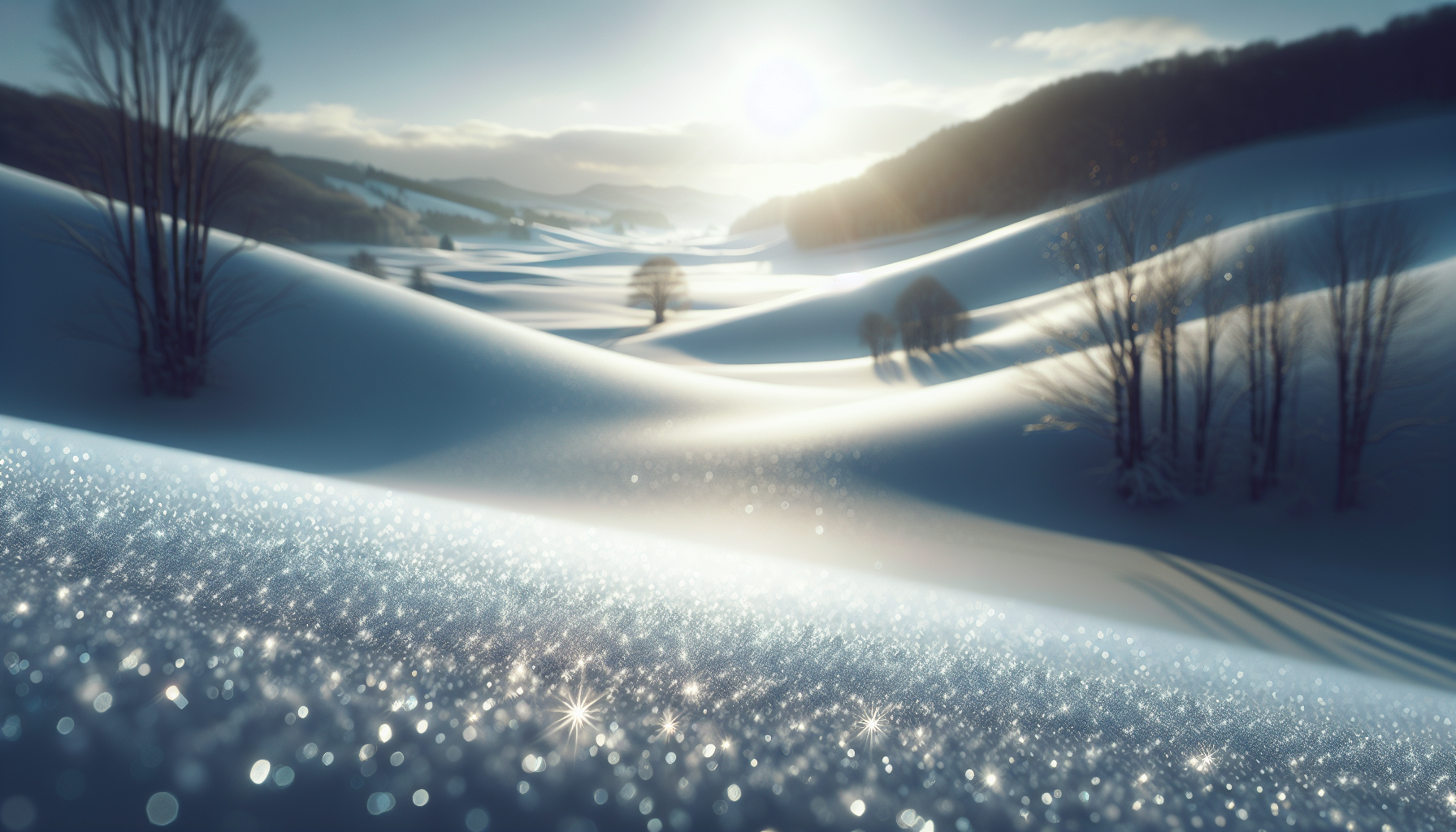 Children enjoying winter activities in the snow
