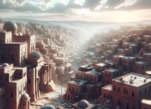 Map illustrating the Israeli-Palestinian conflict dynamics