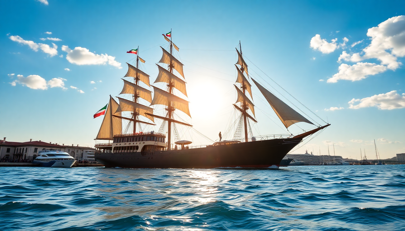 amerigo vespucci visits civitavecchia for republic day 1748128123
