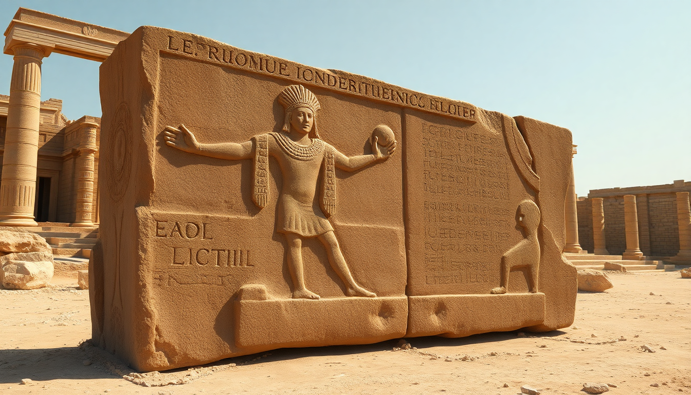 archaeologists uncover monumental relief in ancient nineveh 1747472724
