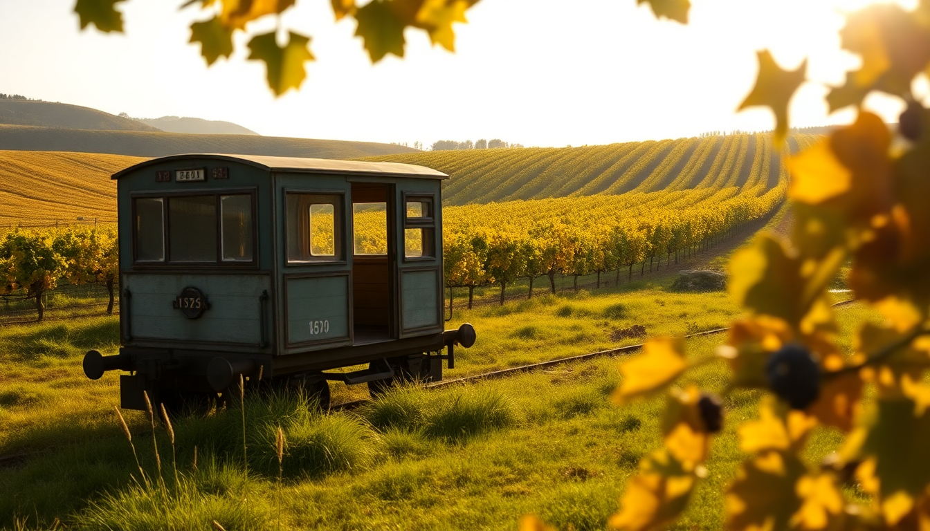 experience the unique vintage train journey in montegrosso with scenic vineyards 1749621788