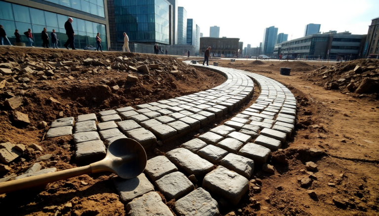 the remarkable discovery of an ancient roman road beneath manchester 1752387811