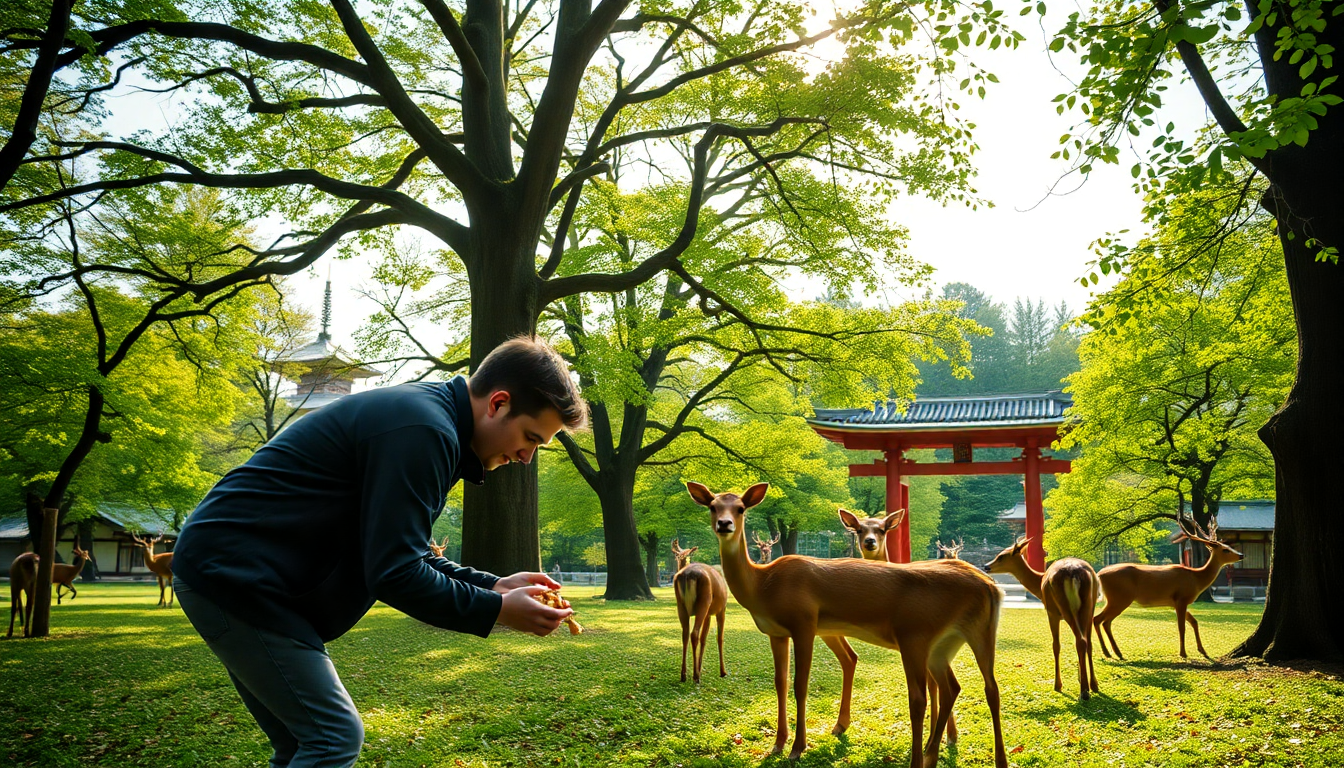a delightful day in nara feeding deer and discovering heritage python 1754107108