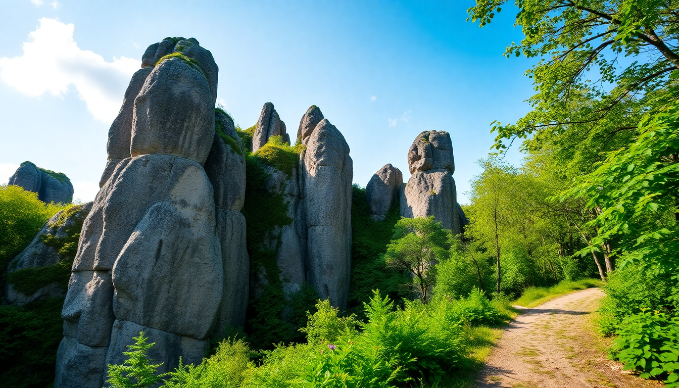 exploring the enchanting externsteine of germany a blend of natural wonder and ancient lore python 1754432318