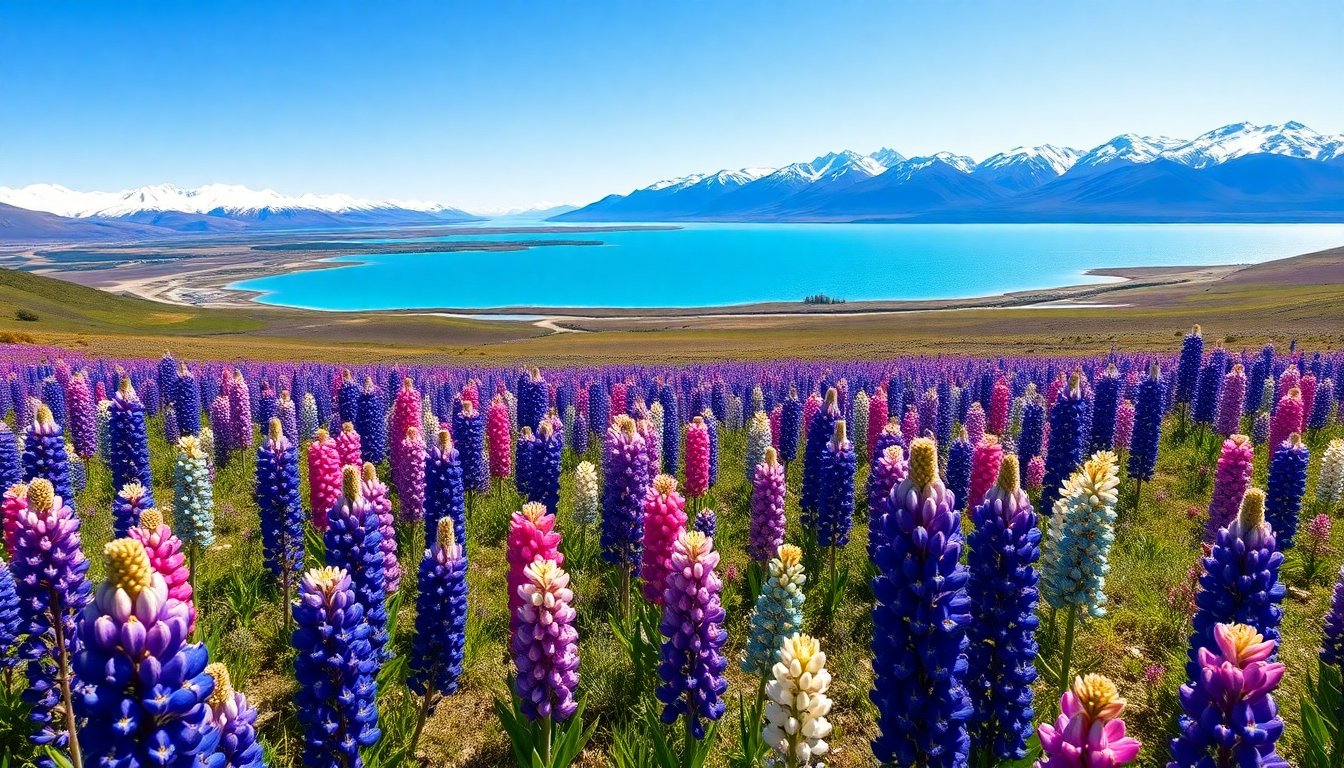discover the breathtaking beauty of lupin flowers at lake tekapo 1761528042