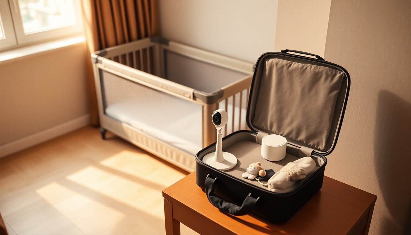 take nanit on the go with the flex stand and protective travel case 1773509290