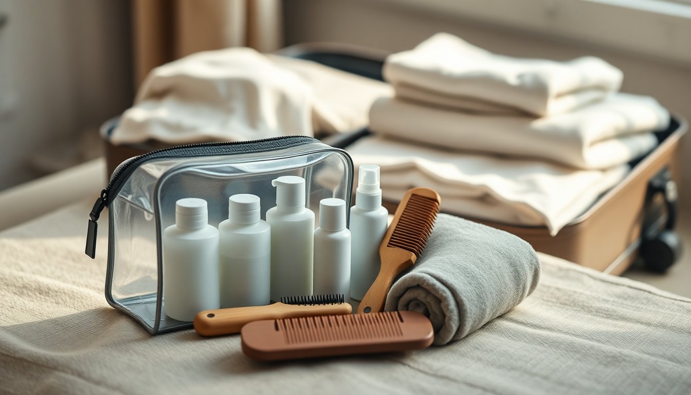 Pack smart: travel-size hair care essentials for short trips