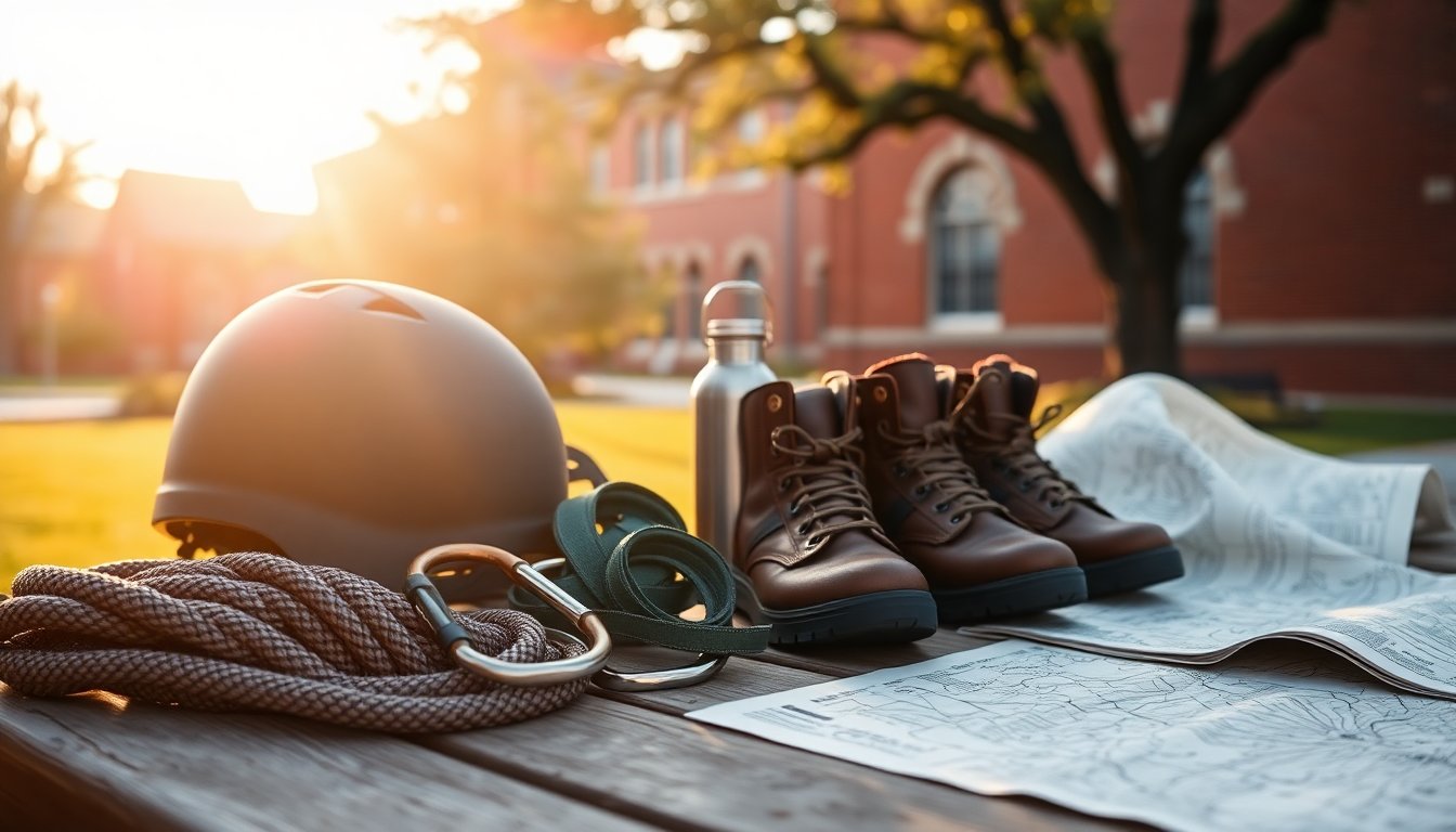 Semester trips, clinics, and gear rentals for Aggies and visitors