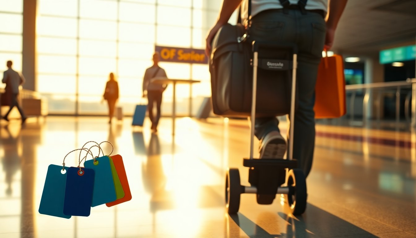 Shop playful clip-on travel tags from Logie Joe's Golf